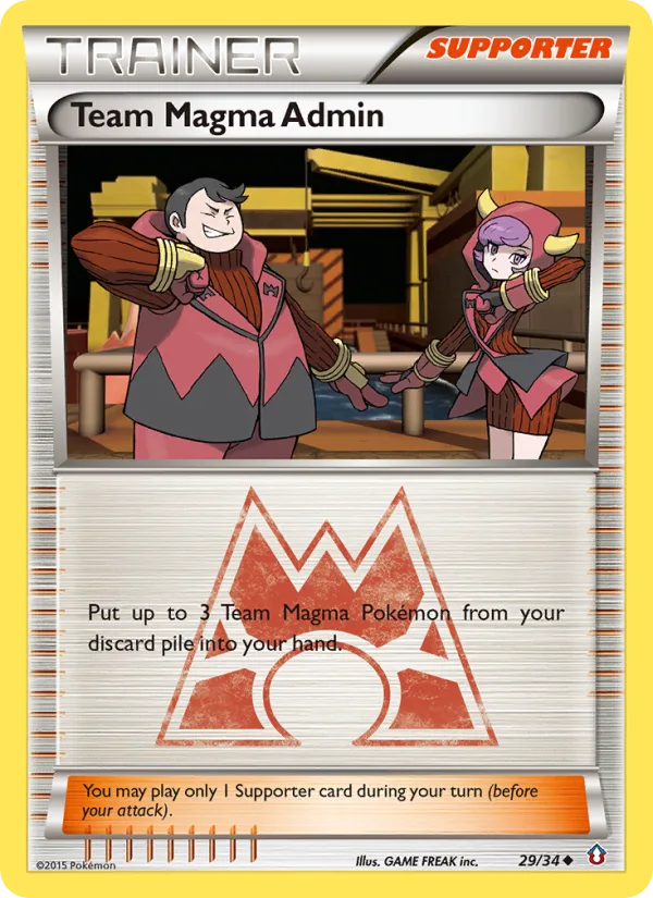 Team Magma Admin · Double Crisis 29/34