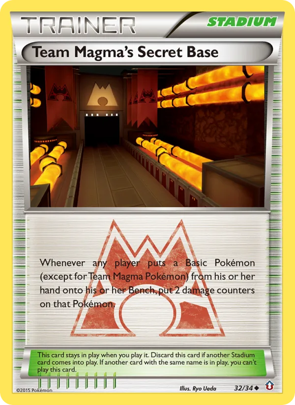 Team Magma's Secret Base · Double Crisis 32/34