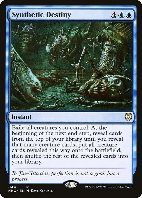Synthetic Destiny · Kaldheim Commander 44/119