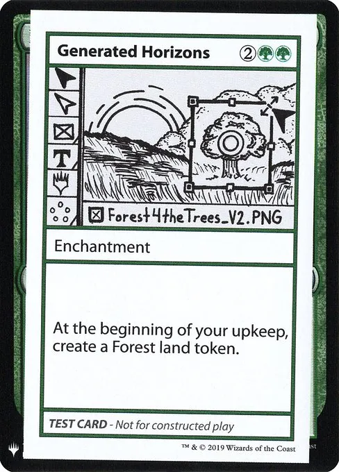 Generated Horizons · Mystery Booster Playtest Cards 2019 75/121