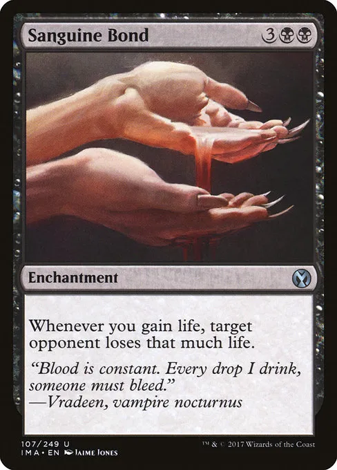 Sanguine Bond · Iconic Masters 107/249