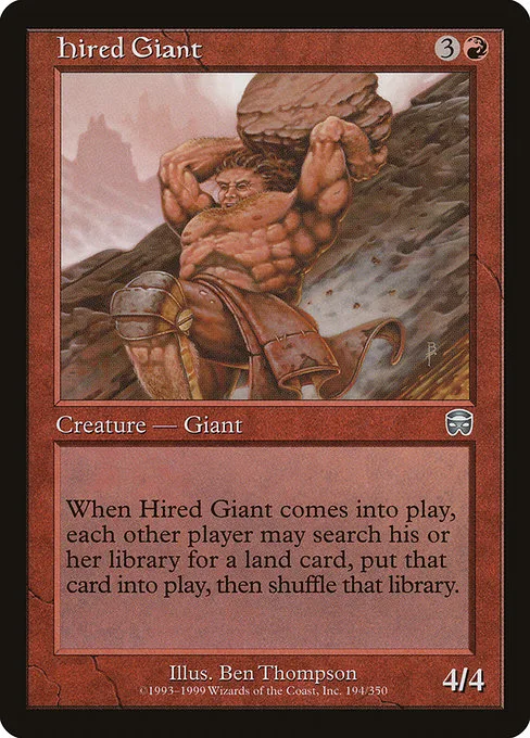 Hired Giant · Mercadian Masques 194/350