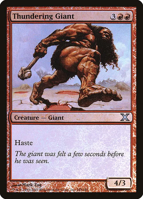Thundering Giant · Tenth Edition 243★/510