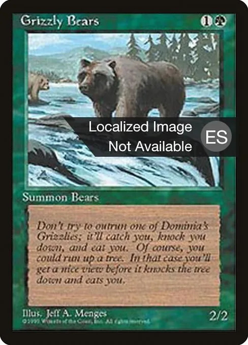 Grizzly Bears · Fourth Edition Foreign Black Border 250/378
