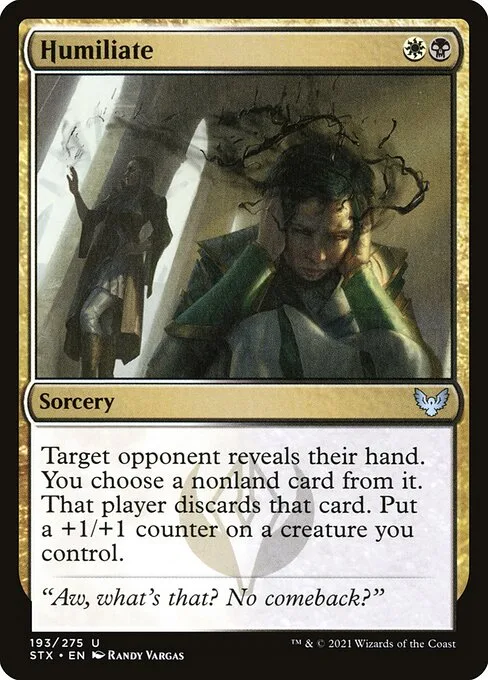 Humiliate · Strixhaven: School of Mages 193/393