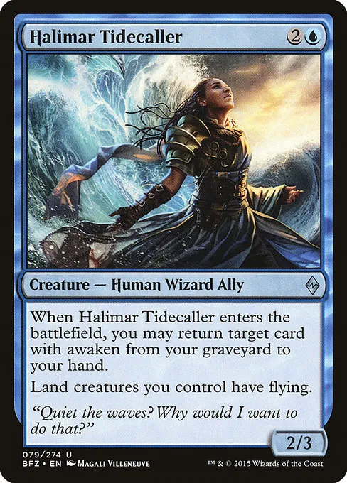 Halimar Tidecaller · Battle for Zendikar 79/299