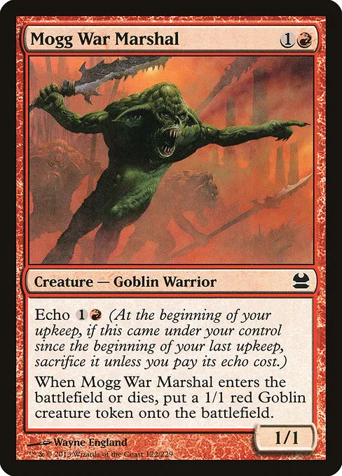 Mogg War Marshal · Modern Masters 122/229