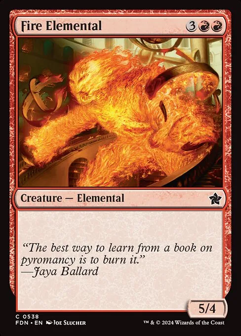 Fire Elemental · Foundations 538/771