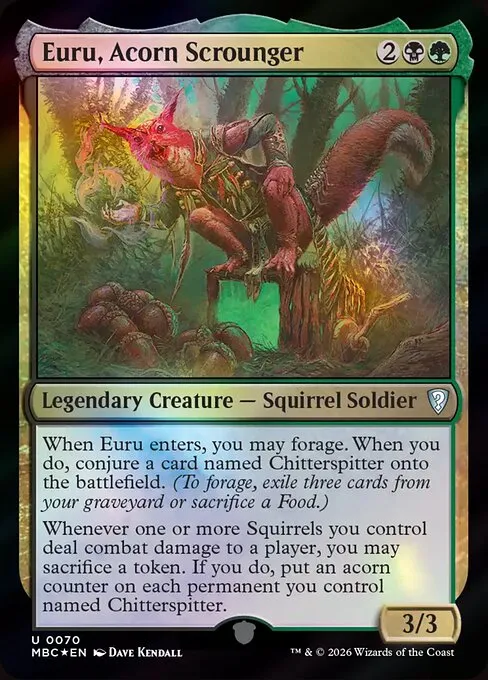 Euru, Acorn Scrounger · Mystery Booster: Commander Edition 70/2