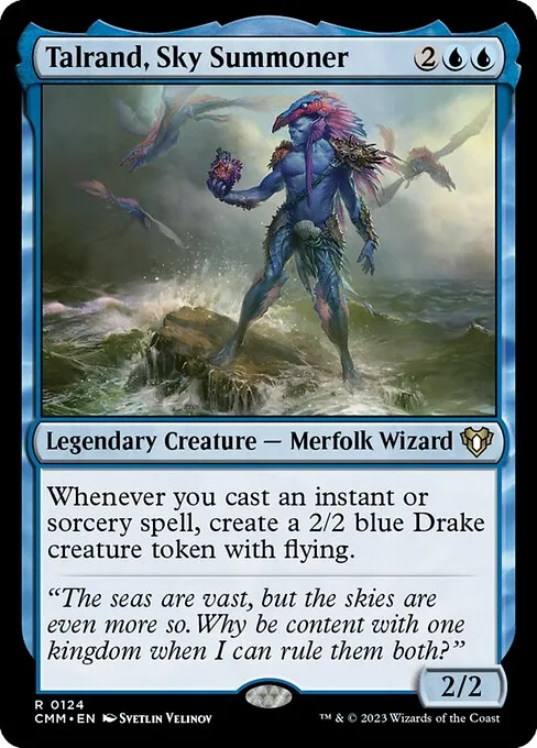 Talrand, Sky Summoner · Commander Masters 124/1067