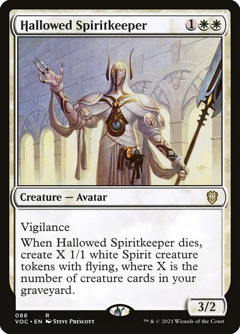 Hallowed Spiritkeeper · Crimson Vow Commander 88/188