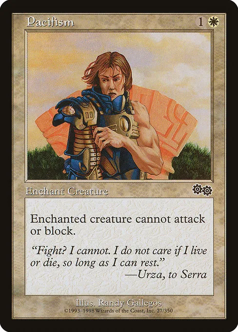 Pacifism · Urza's Saga 27/357