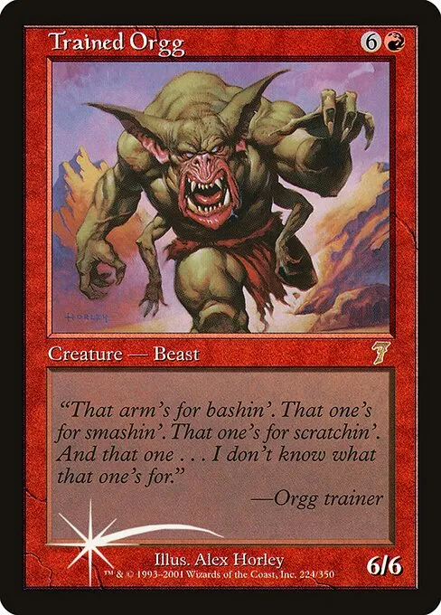 Trained Orgg · Seventh Edition 224★/708