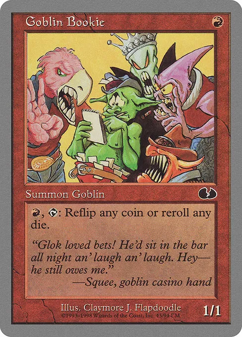 Goblin Bookie · Unglued 43/88