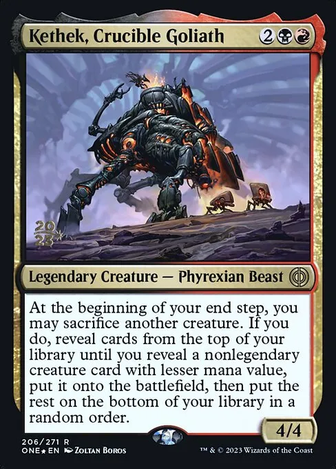 Kethek, Crucible Goliath · Phyrexia: All Will Be One Promos 206s/160