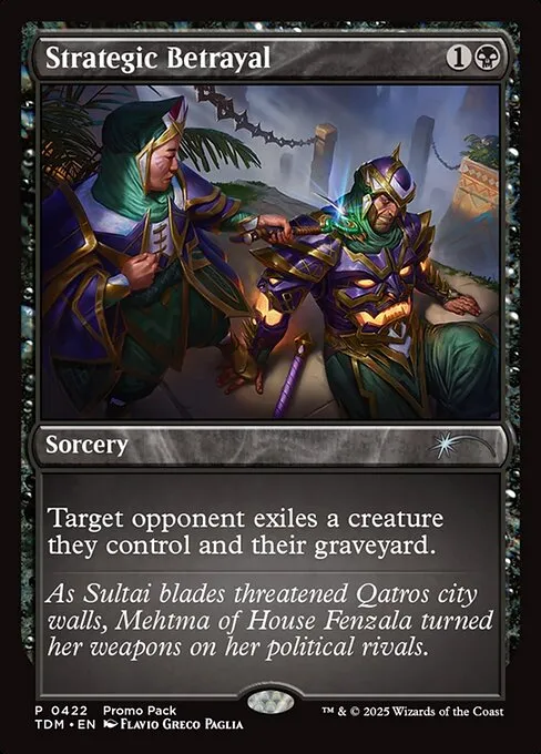 Strategic Betrayal · Tarkir: Dragonstorm 422/427