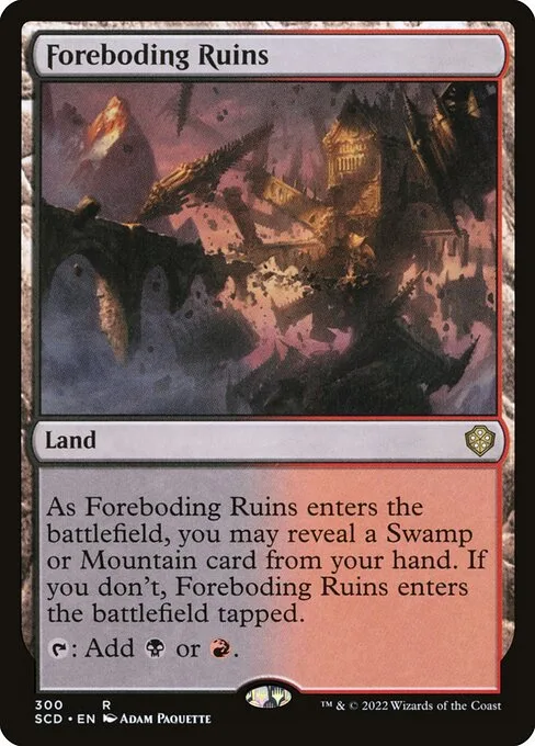 Foreboding Ruins · Starter Commander Decks 300/352