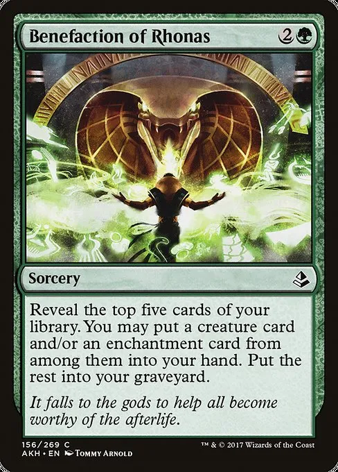 Benefaction of Rhonas · Amonkhet 156/287