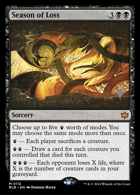 Season of Loss · Bloomburrow Promos 112p/160