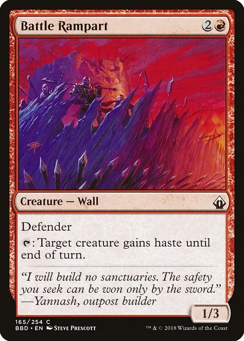 Battle Rampart · Battlebond 165/256