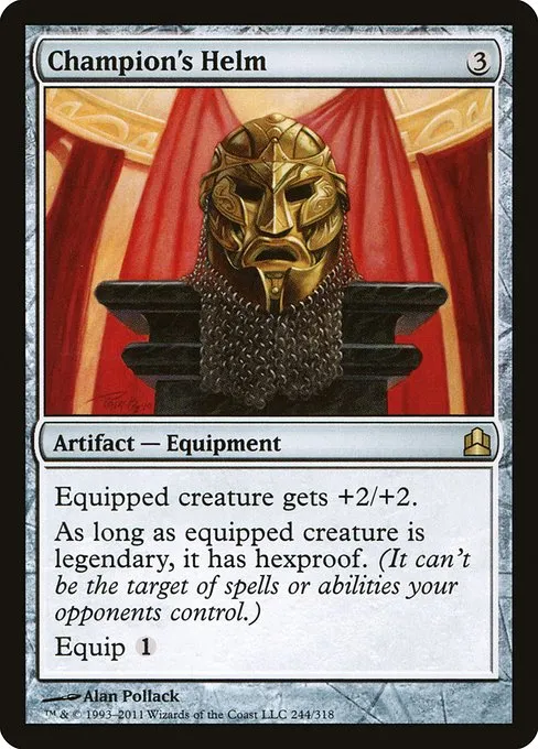 Champion's Helm · Commander 2011 244/318