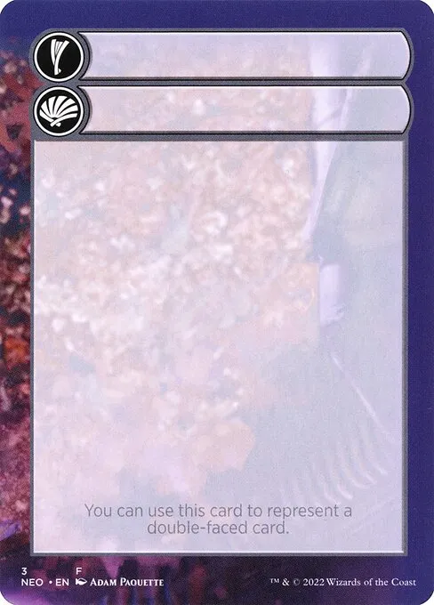 Double-Faced Substitute Card · Kamigawa: Neon Dynasty Substitute Cards 3/9