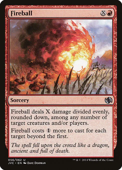 Fireball · Duel Decks Anthology: Jace vs. Chandra 56/62