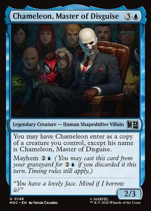 Chameleon, Master of Disguise · Marvel Super Heroes Commander 148/9