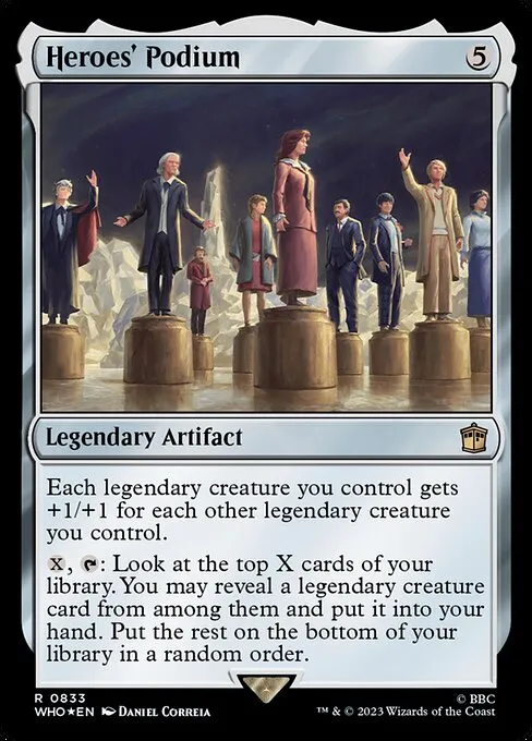 Heroes' Podium · Doctor Who 833/1178