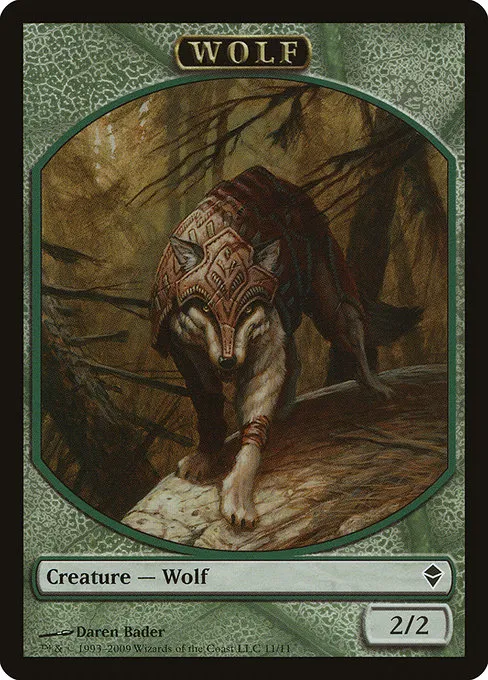 Wolf · Zendikar Tokens 11/11