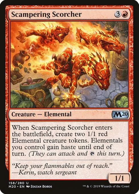 Scampering Scorcher · Core Set 2020 158/346
