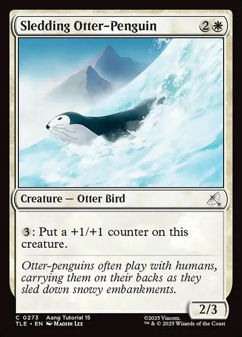Sledding Otter-Penguin · Avatar: The Last Airbender Eternal 273/317