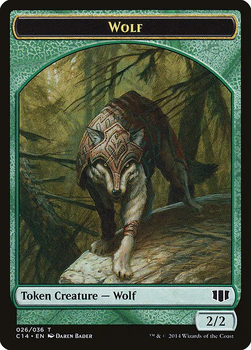Wolf · Commander 2014 Tokens 26/36