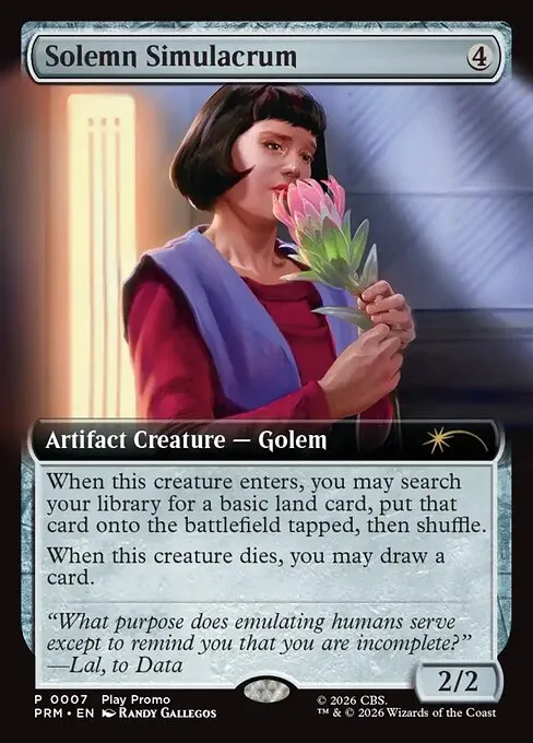 Solemn Simulacrum · Wizards Play Network 2026 19/13