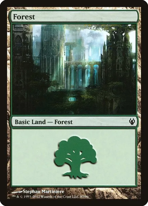 Forest · Duel Decks: Izzet vs. Golgari 87/90
