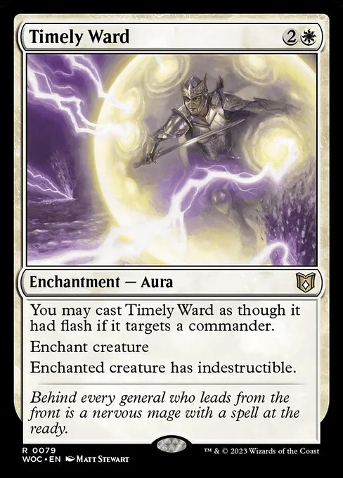 Timely Ward · Wilds of Eldraine Commander 79/173