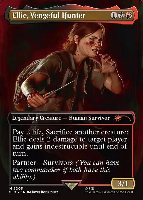 Ellie, Vengeful Hunter · Secret Lair Drop 2203/2547
