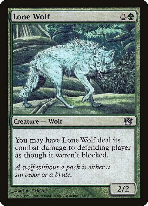 Lone Wolf · Eighth Edition 262★/711