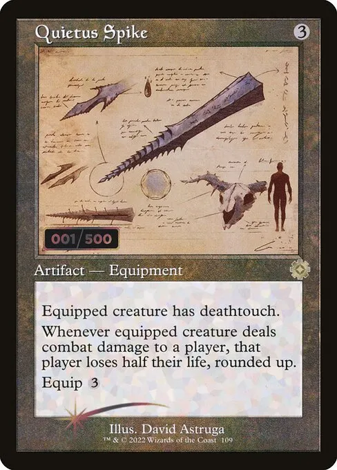 Quietus Spike · The Brothers' War Retro Artifacts 109z/189