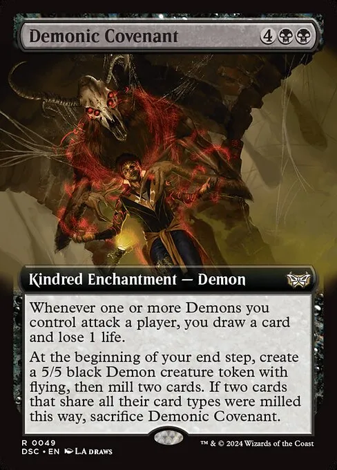 Demonic Covenant · Duskmourn: House of Horror Commander 49/373