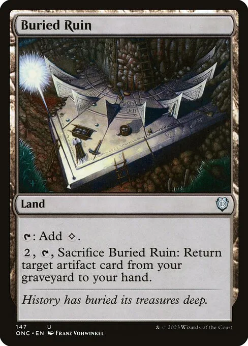 Buried Ruin · Phyrexia: All Will Be One Commander 147/174