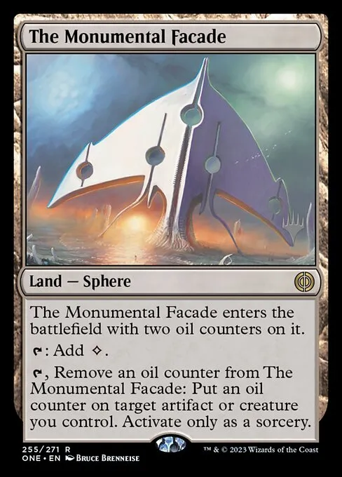 The Monumental Facade · Phyrexia: All Will Be One Promos 255p/160