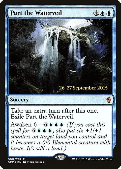 Part the Waterveil · Battle for Zendikar Promos 80s/90
