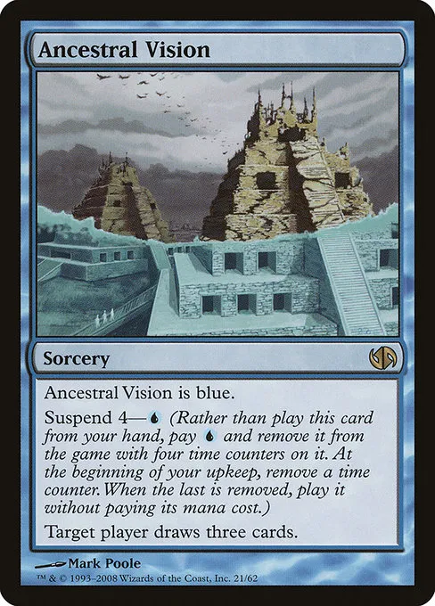 Ancestral Vision · Duel Decks: Jace vs. Chandra 21/64