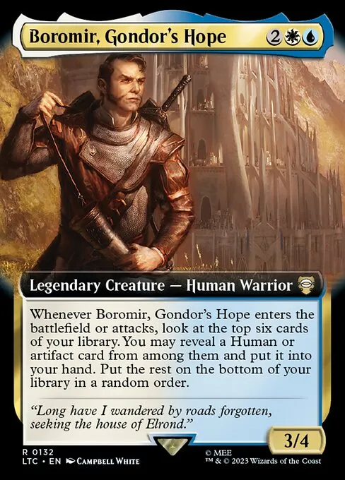 Boromir, Gondor's Hope · Tales of Middle-earth Commander 132/591