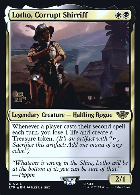 Lotho, Corrupt Shirriff · Tales of Middle-earth Promos 213s/86