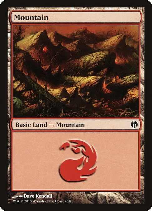 Mountain · Duel Decks: Heroes vs. Monsters 76/81