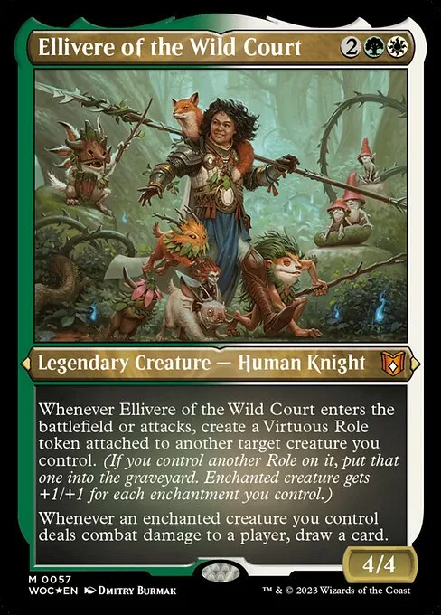 Ellivere of the Wild Court · Wilds of Eldraine Commander 57/173