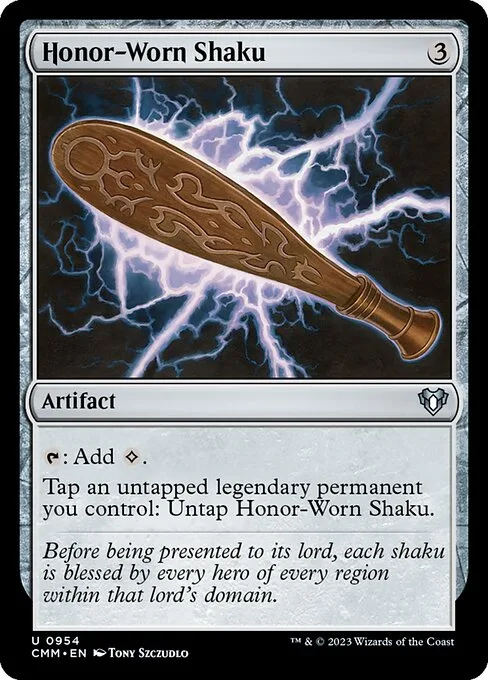 Honor-Worn Shaku · Commander Masters 954/1067