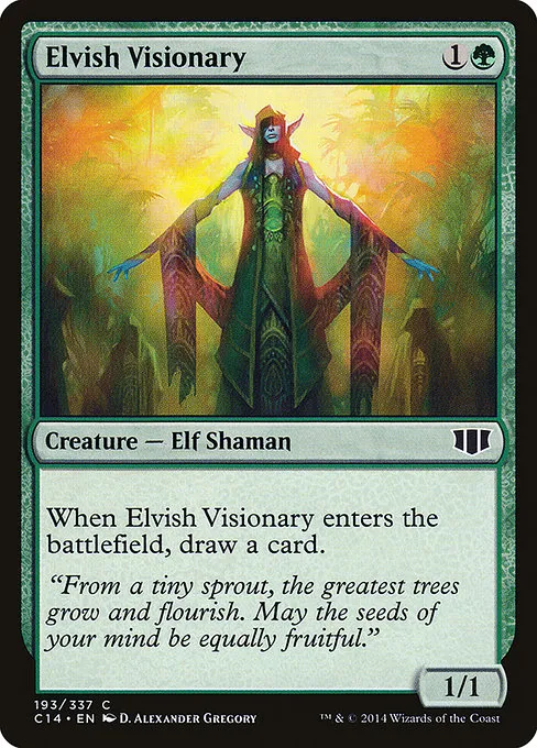 Elvish Visionary · Commander 2014 193/337